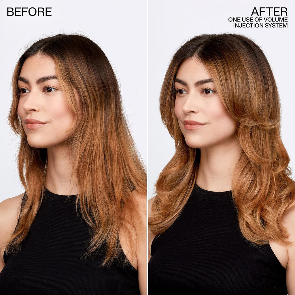 Redken Volume Injection Shampoo for Fine Hair - Adds Lift & Body, Volumizing & Detangling without Weighing Down, Paraben Free